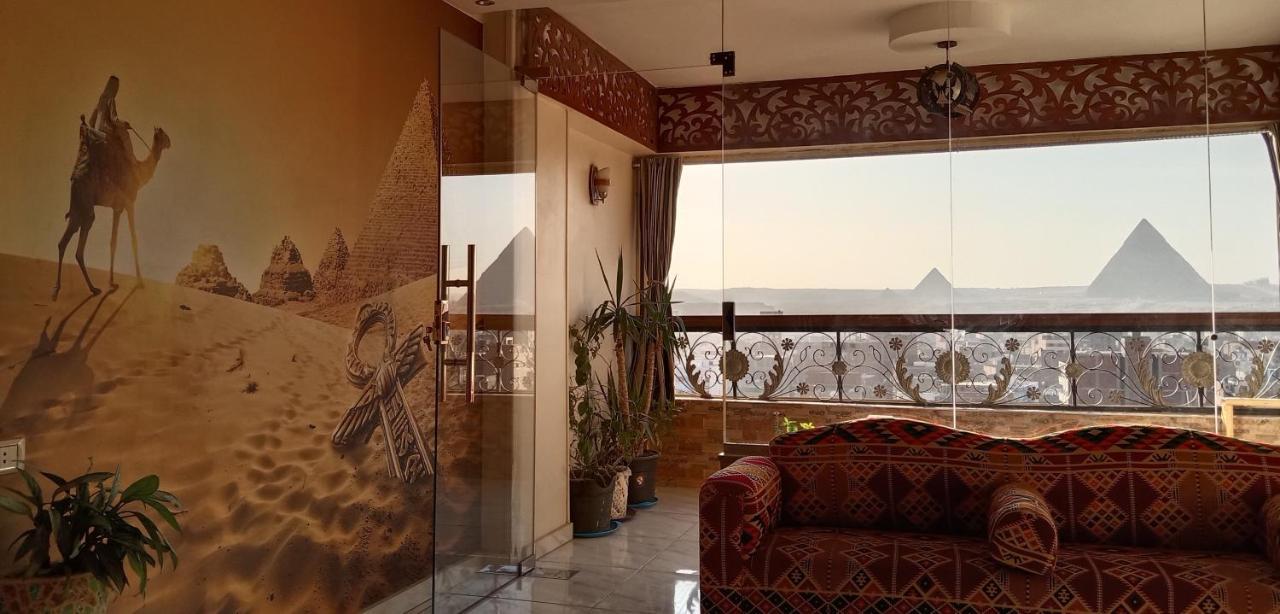 Giza Pyramids View Guest House Kafret el-Gabal Exterior foto